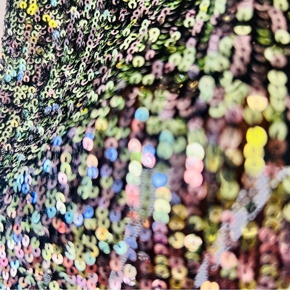 Ramy Brook New York Ombré Grey Green Sequin Tank 8 - Picture 6 of 13